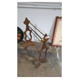 Small wooden blanket rack