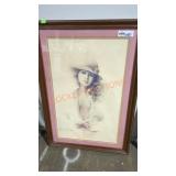 Framed Sara moon print