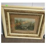 Vintage framed art