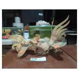 Brass Rooster Statues