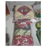 Good Friends Patchwork Throw Pillow & Tablecloth