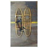 Wooden snow shoes