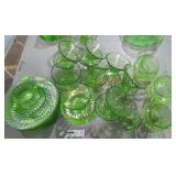 Vintage Federal Uranium/Vaseline Glass Dishes