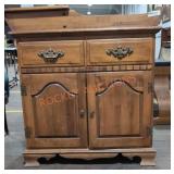 Copper top moosehead dry sink H 37 x w 37 x D