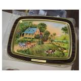 Currier & Ives "American Homestead Summer" Tray