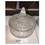 Vintage Glass Candy Dish
