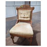 Vintage Victorian Style Parlor Chair