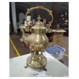 Vintage Tilting Brass Teapot
