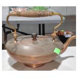 Vintage Copper Tea Kettle