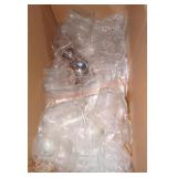 Glass Cordial Glasses Box Lot