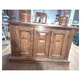 Vintage Wooden Cabinet Table