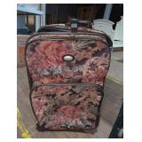 Vintage American Flyer Floral Suitcase