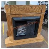 Electric Fireplace With Mantel