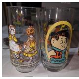 Holly Hobbie & Flintstone Vintage Glasses
