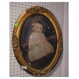Ornate Framed Victorian Style Baby Photo