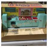 Antique Louis Marx and co complete modern kitchen