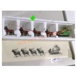 Department 56 sleigh and eight tiny reindeer