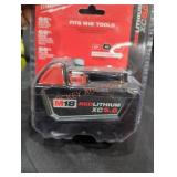 Milwaukee M18 5 ah battery