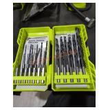 Ryobi drill bit set