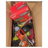 Box Lot Small Tools, Milwaukee, Ryobi