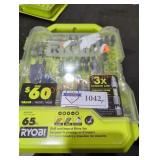 Ryobi 65 PC drill and impact drive set