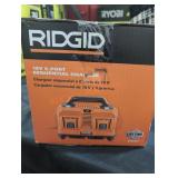 RIDGID 18V 6-Port Sequential Charger