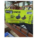Ryobi 18v lithium starter kit 4 ah and 2 ah
