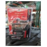 2 Milwaukee M18 3 ah batteries