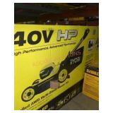 Ryobi 40v 21" Self Propelled Lawn Mower Kit