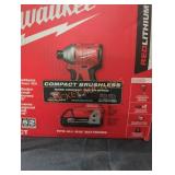 Milwaukee M18 compact 1/4" hex impact driver kit