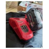 Milwaukee M18 5 ah battery and charger