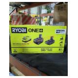Ryobi 18v lithium starter kit 4 ah and 2 ah