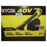 Ryobi 40v Leaf Vacuum, Tool Only