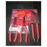 Milwaukee 3pc Pliers Comfort Grip Set