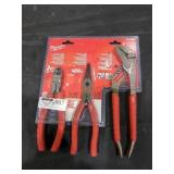 Milwuakee 3pc Pliers Set