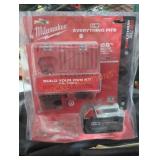 Milwaukee M18 5 ah battery and charger