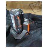 Ridgid 18v 2 ah battery and charger