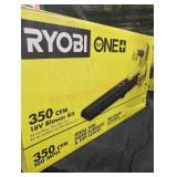 RYOBI 18V ONE+ 350 CFM Blower, UNOPENED BY ROCKEY