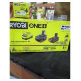 Ryobi 18v lithium starter kit 4 ah and 2 ah