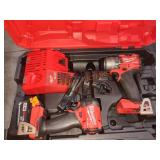 Milwaukee M18 2 Tool Combo Kit, Missing 1 Battery