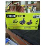 Ryobi 18v lithium starter kit 4 ah and 2 ah