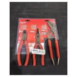 Milwuakee 3pc Pliers Set