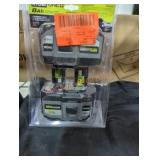 2 Ryobi 18v 8 ah batteries