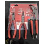 Milwaukee Pliers Kit is a three-piece set of