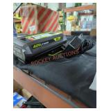 Ryobi 40v 2 ah battery and charger