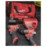 MILWAUKEE M12 FUELï¿½ 2-Tool Combo Kit: 1/2" Hammer