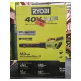 Ryobi 40v HP Brushless Blower Kit