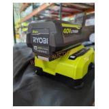 Ryobi 40v 4 ah battery and charger
