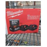 Milwaukee M18 6 ah and 5 ah batteries