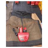 Milwaukee M12 Axis Heated Vest XL Brown&Black